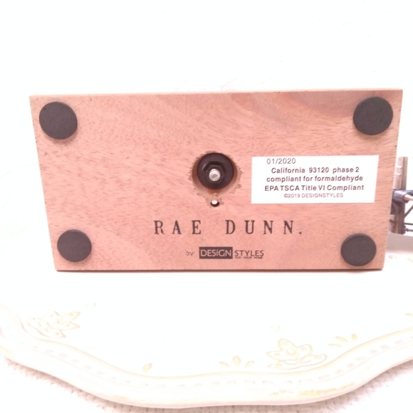 NWT Rae Dunn "Mama." Metal Wood Heart Sign - Picture 6 of 10